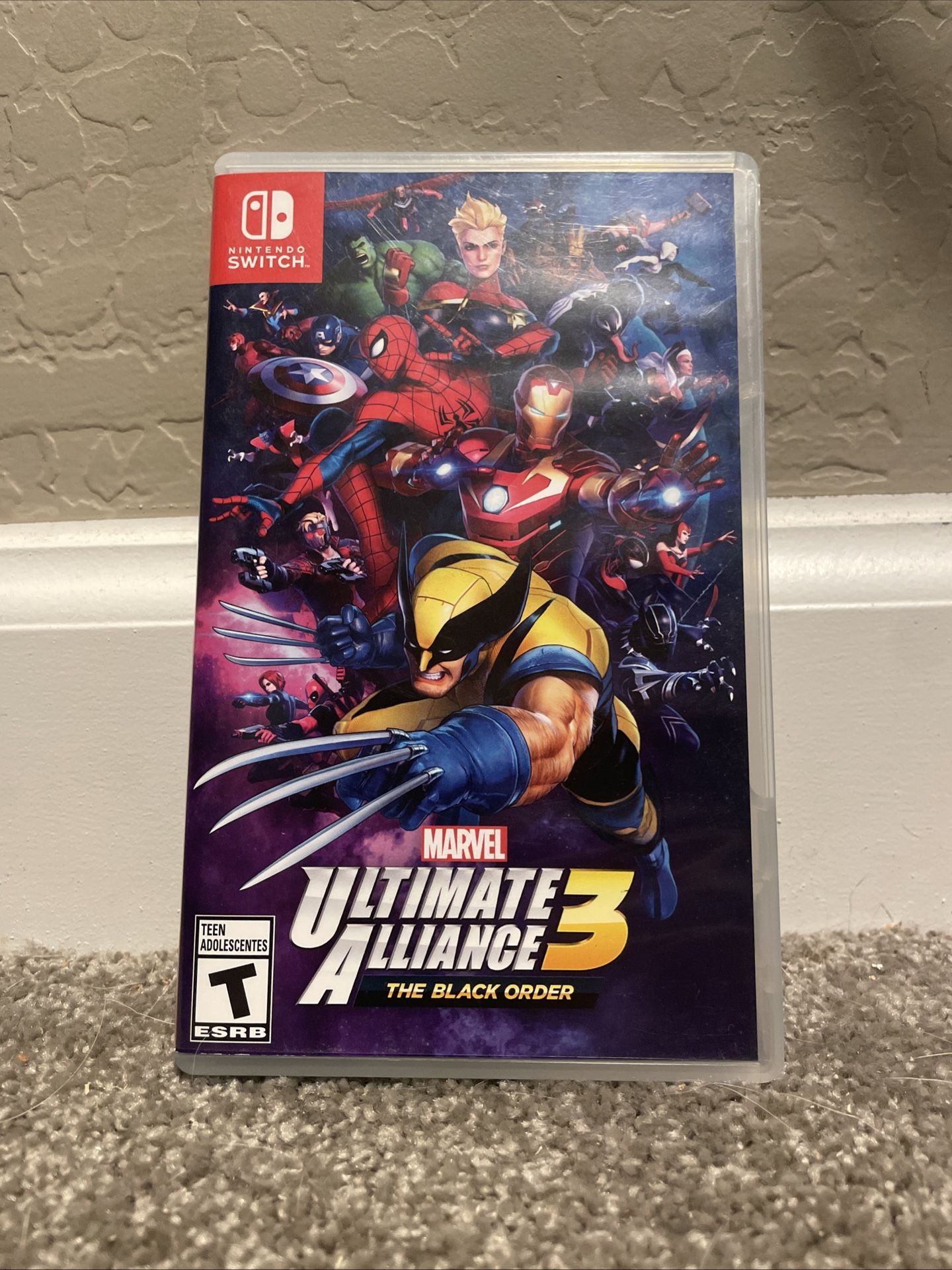 Marvel Ultimate Alliance 3 The Black Order Nintendo Switch Game and Case