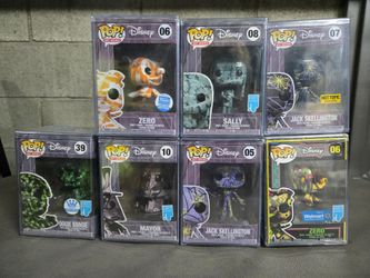 Funko Pop Art Series Nightmare Before Christmas Set of 7