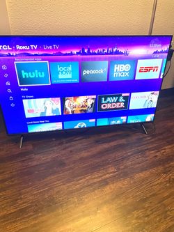 43”TCL ROKU 4K 2160p UHD Smart HDR Model 43S435
