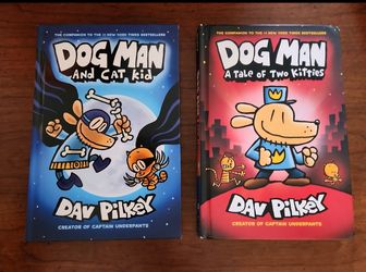 Dog Man By Dav Pilkey 2 Books Total