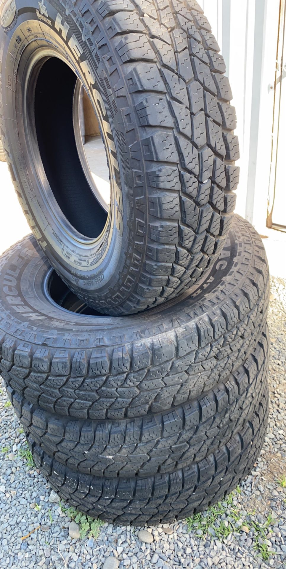 LT235/85/16 Hercules 10ply tires