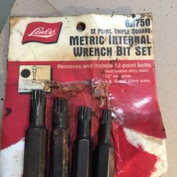 Internal Metric Wrench Bit Set 
