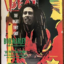 The Beat Reggae & African Music Magazine 1985 Bob Marley Cover