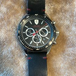 Scuderia Ferrari "Pilota" Chronometro Stainless Steel Quartz Watch