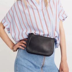 Madewell The Simple Pouch Leather Belt Bag