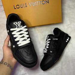 LV Trainer Shoes Black