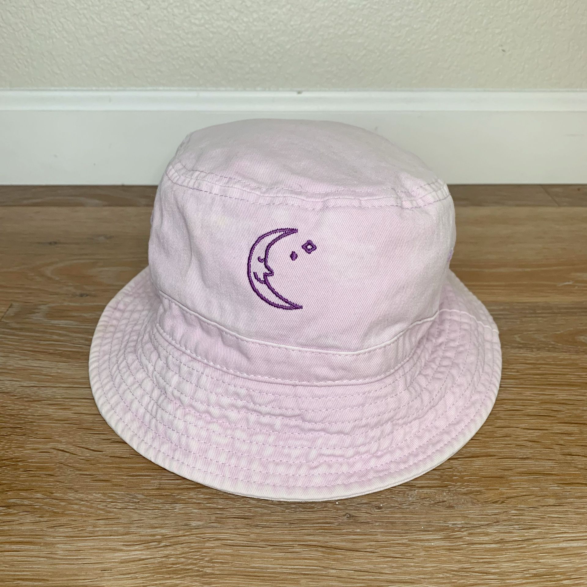 Urban Outfitters Pink Embroidered Bucket Hat