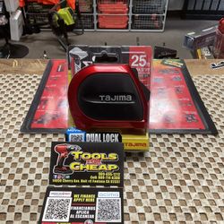 TAJIMA 25ft. SIGMA STOP Measuring Tape 