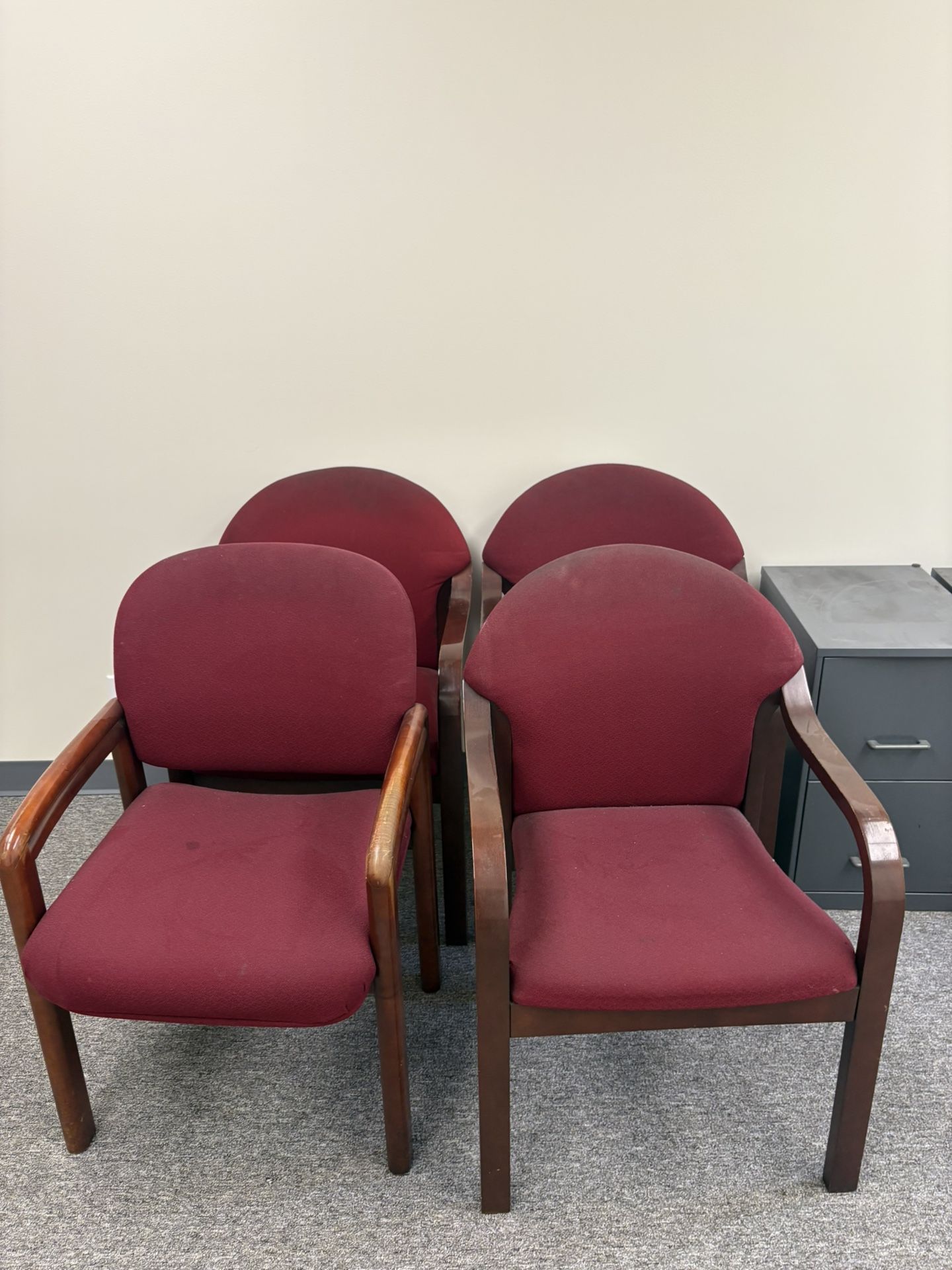 Chairs, Red Cloth 