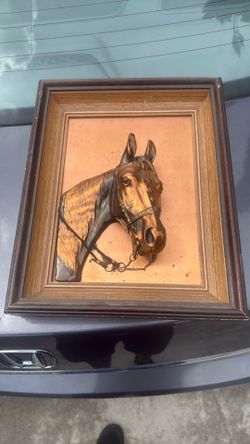 1940s Copper Horse Picture