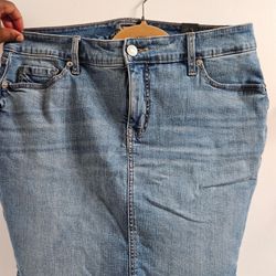 Torrid Jean Skirt 