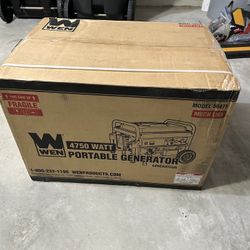 New Wen 4750 Watt Portable Generator $350