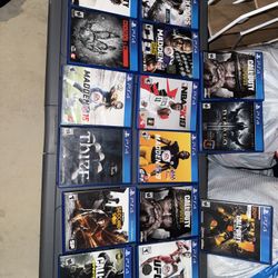 PS4 Games Variety