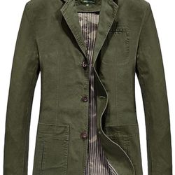 Stylish Men’s Jacket (Forest Green)