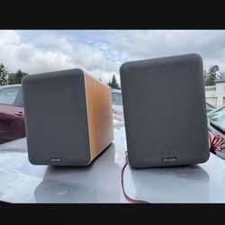 DANON 2 speakers  🔊 DENON SPEAKERS 🔊 2   MODEL SC M53  max input 60w iec or 120w peak  impedance 6 ohms 