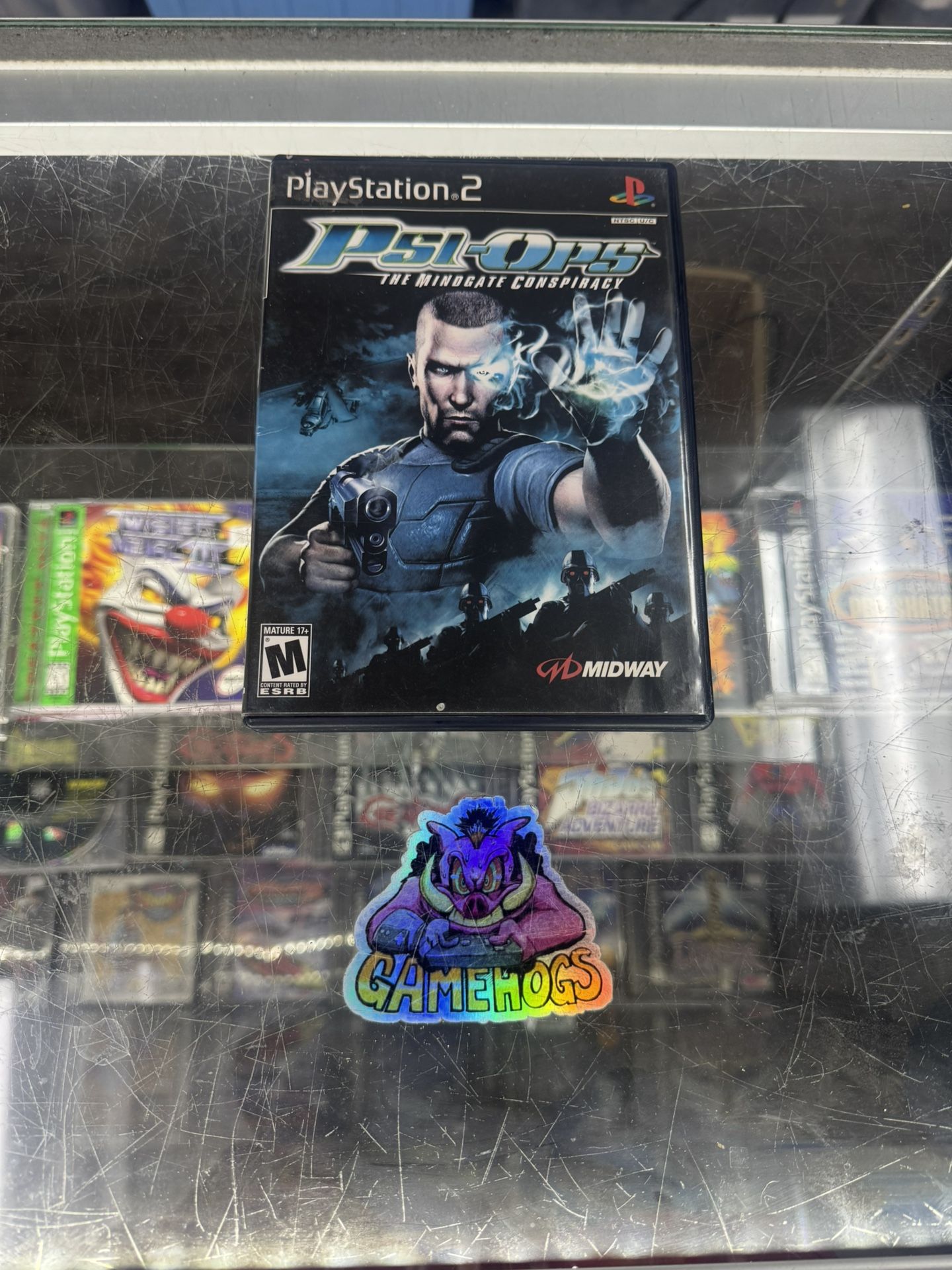 Psi-ops Ps2 $35 Gamehogs 11am-7pm