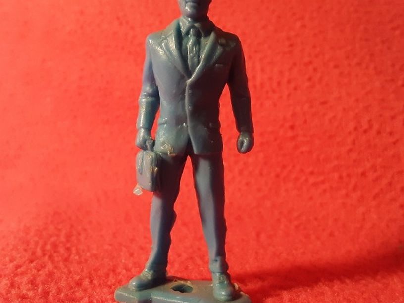 Blue Secret Agent Action Figure