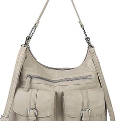 Hobo Bags for Women Ladies Shoulder Bag Vegan Leather Handbags Top Handle Crossbody Bag Designer Tote with Tassel