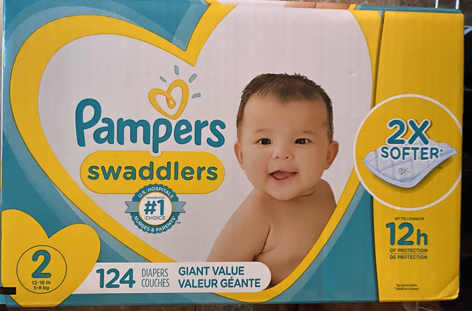 Pampers Swaddlers Diapers Size2