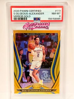 SGA Mirror Gold /10 PSA 8 jersey match (02/10)
