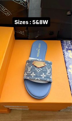 Louis Vuitton blue women sandal