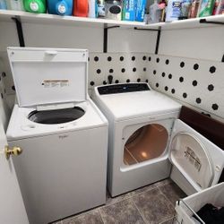 Whirlpool Cabrio  Washer Machine And Electric Dryer 