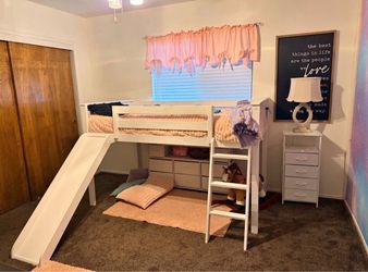 Twin Size Bed + Slide & Ladder