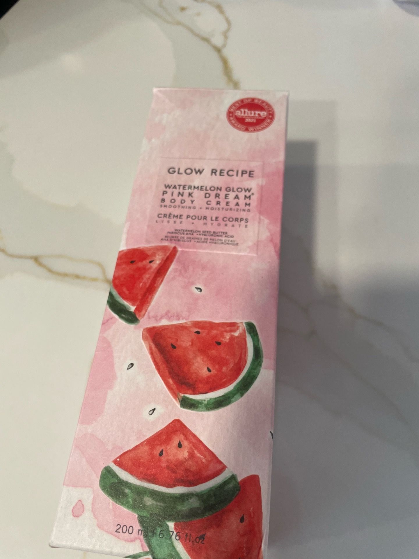 Glow Recipe Watermelon Glow Pink Dream Body Cream, a smoothing and moisturizing body lotion