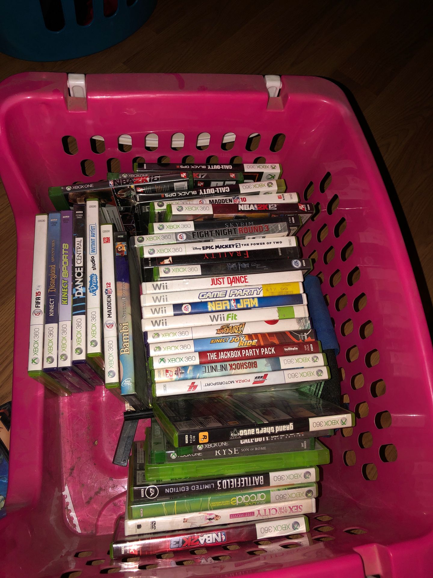 Xbox 360/One and Wii games