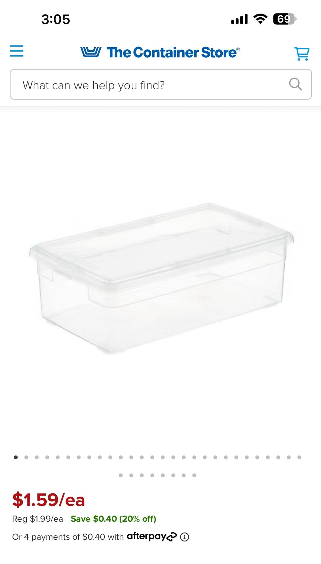 Clear Shoe Box Containers