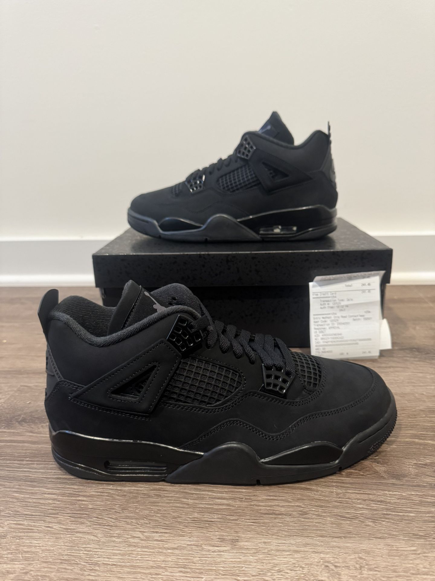 Air Jordan Retro 4 “Black Cat” 2025 Size 10.5