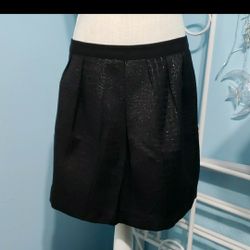 Textured Crocodile Print Skirt