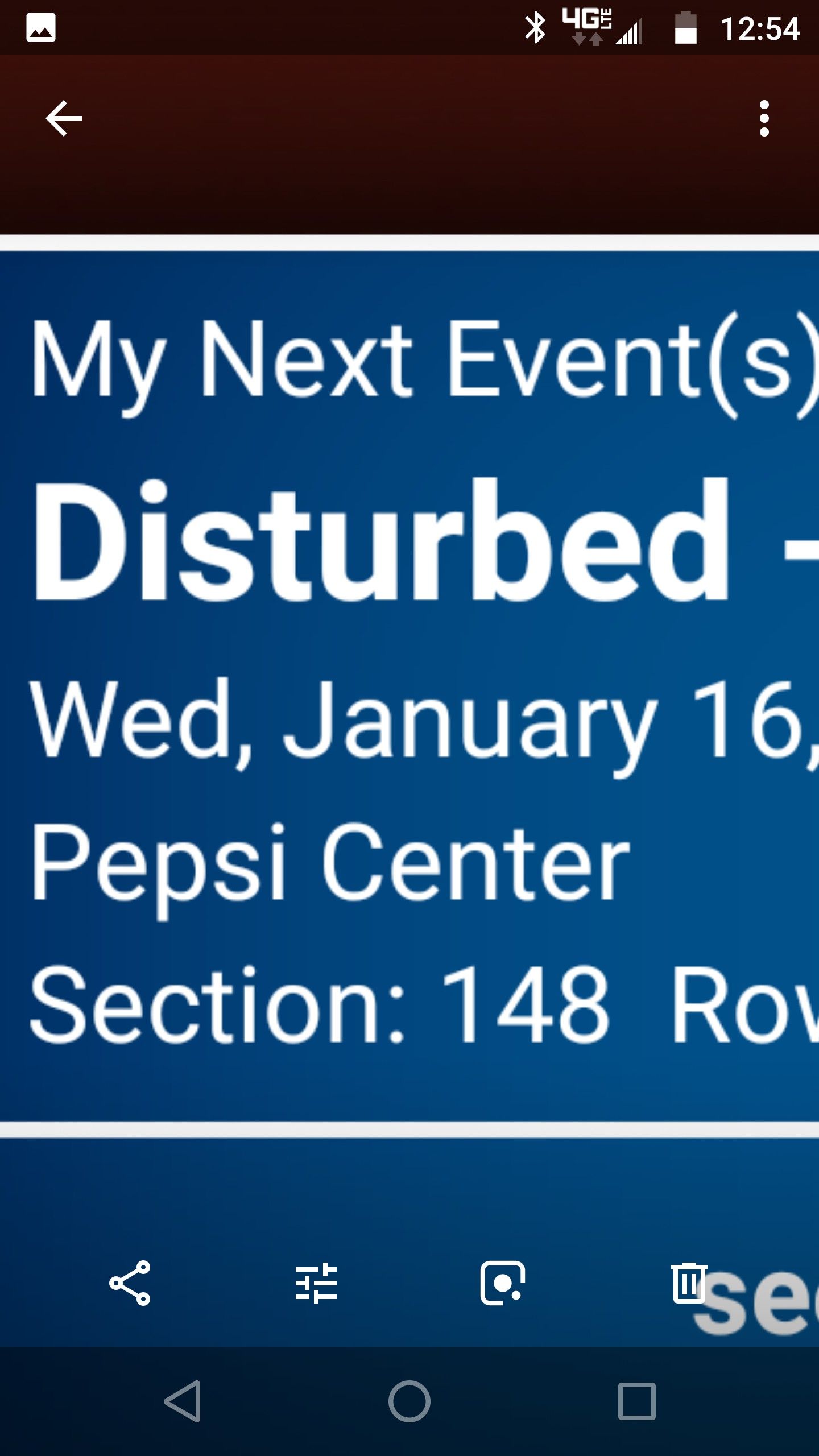 Disturbed tickets