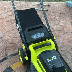 40V HP Brushless 21 in. Cordless Battery Walk-Behind Multi-Blade Push Lawn Mower with (1) 6.0 Ah Bat