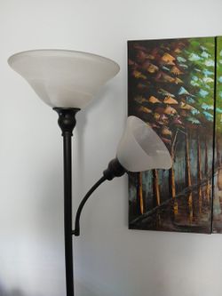 Two beautiful lamps stand for the price of one.