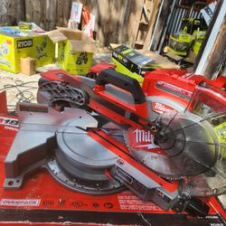 Milwaukee 2734-20 M18 FUEL 18V 10" Dual Bevel Carbide Blade Miter Saw -Bare Tool