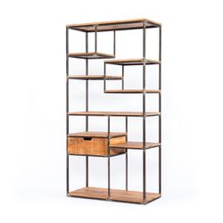 Iron And Mango Wood Shelves - Blackhouse Furniture