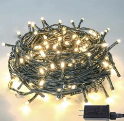 105feet long string Light. 300 LED And each Christmas light has end-to-end connection that allows up to 4 strands connected