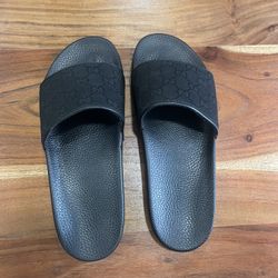 Gucci GG Slides Black 