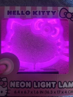 Hello Kitty Neon Light Lamp-Pink Glow.
