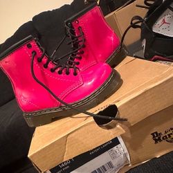 Dr martens pink girls boots 7c