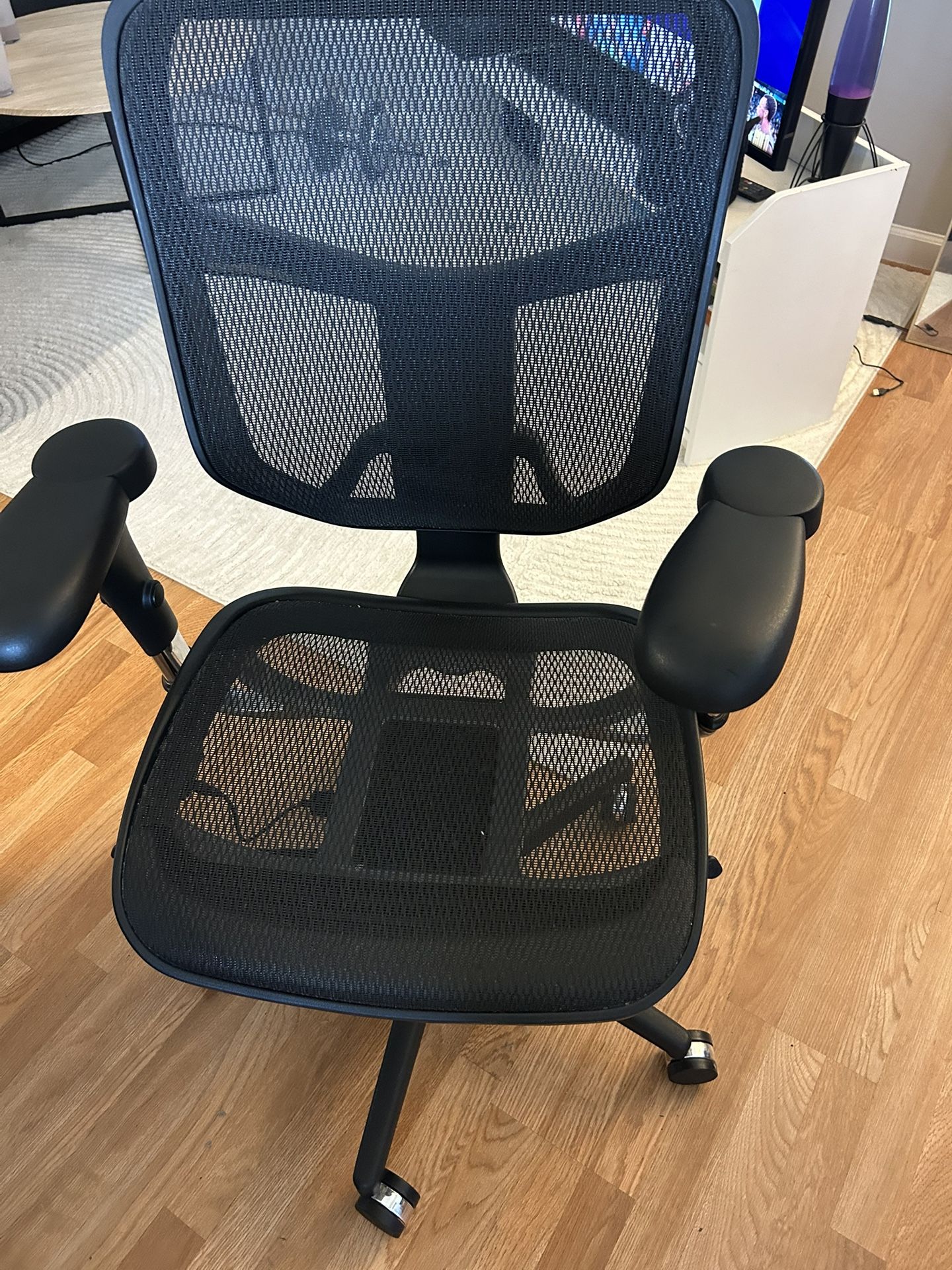black office chair