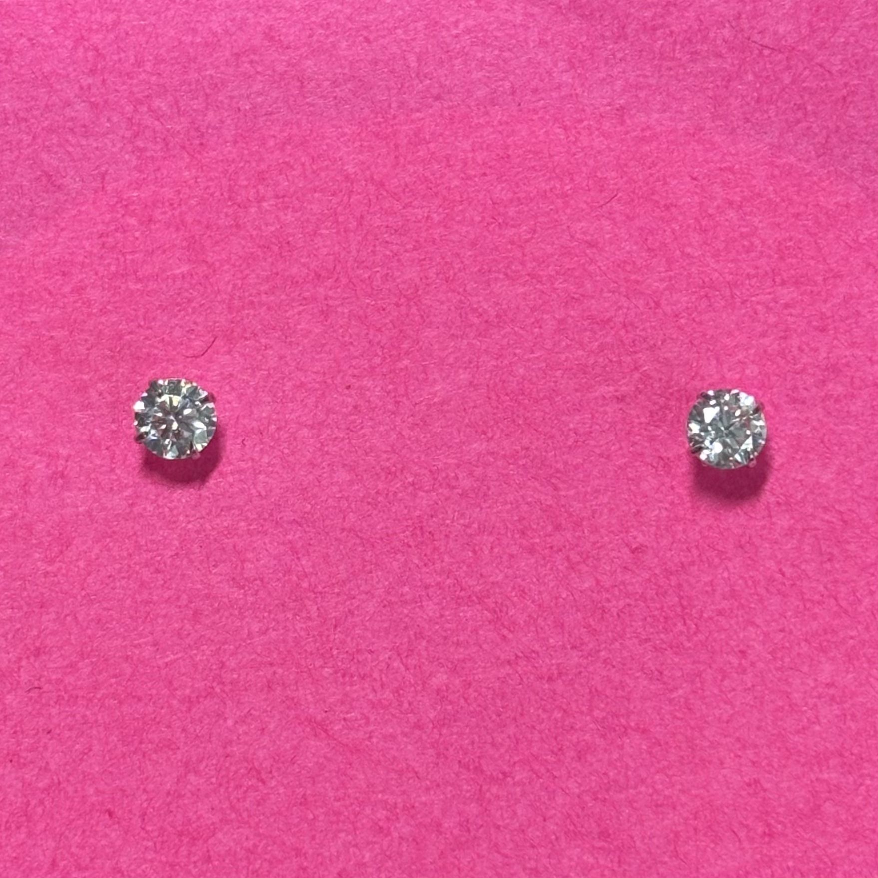 ✨ 3mm Moissanite Stud Earrings – 925 Sterling Silver ✨