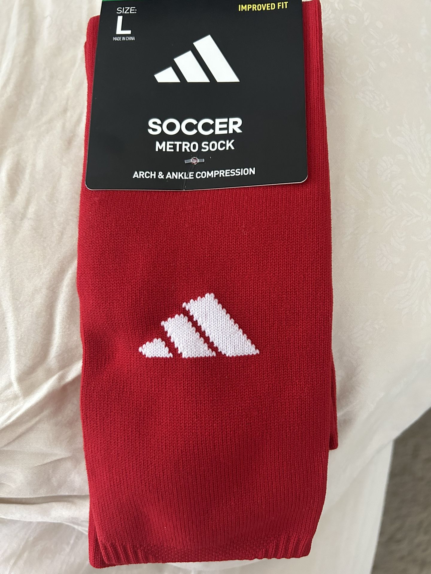 New Red Metro Socks