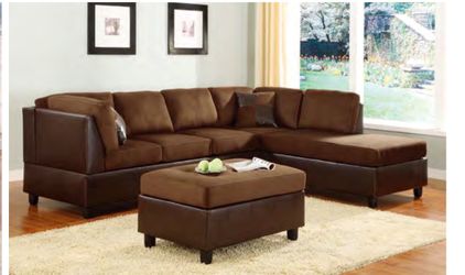 Sectional Sofa (Chocolate)