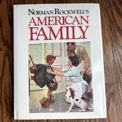 Norman Rockwell‘S American Family 1989 By Beryl Frank HC w/dust jacket very good