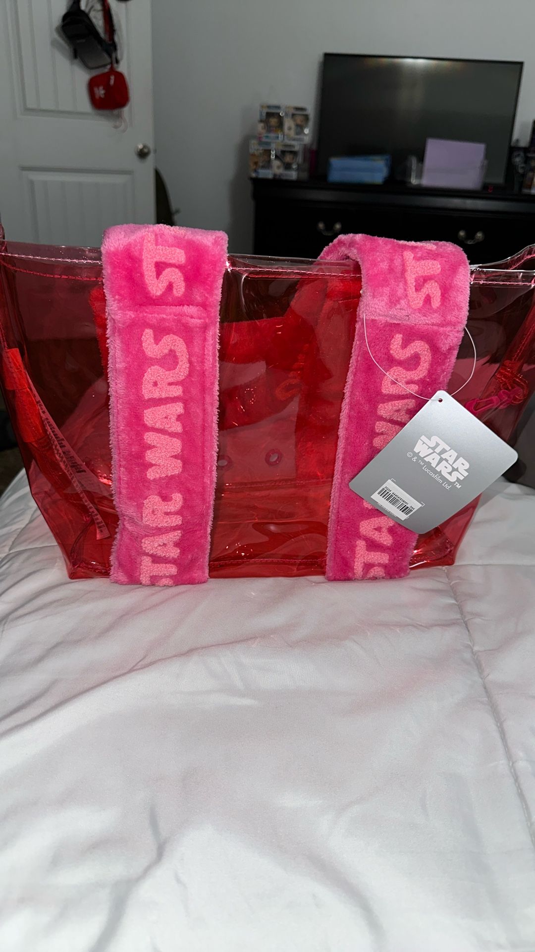Disney Star Wars Pink Beach Tote