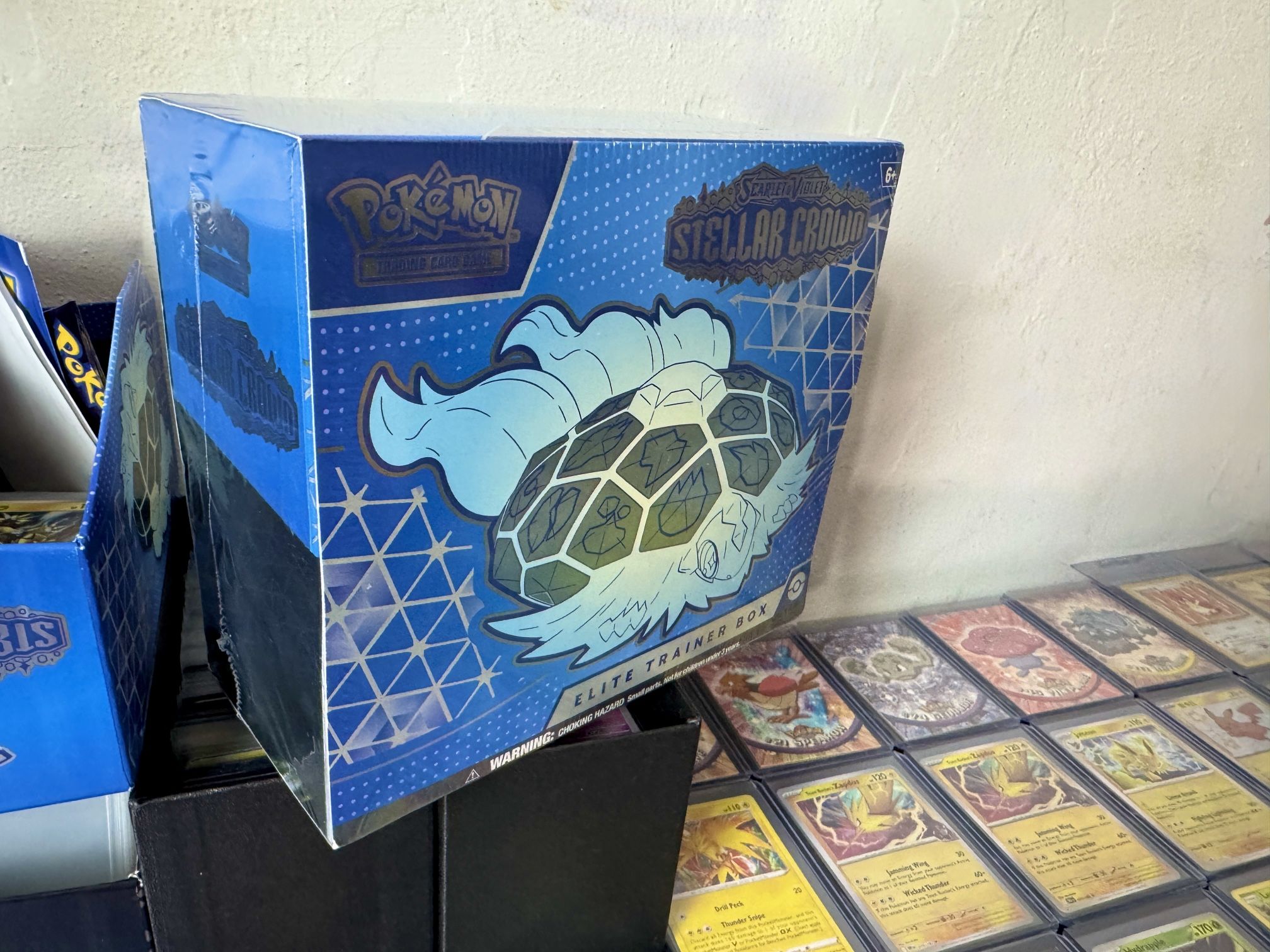 Pokémon Card Collection + Sealed Stellar Crown ETB – CGC Graded Charizard, Vintage, Rare Full Arts
