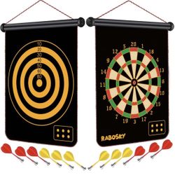 Rabosky Magnetic Dart Board double sided NIB