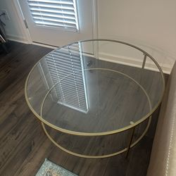 36" round coffee table  ($50 OBO)